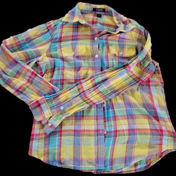 Women's Medium Tops LOT of 4 Chaps Buchman Knox Rose Gently used bundle - Picture 14 of 16